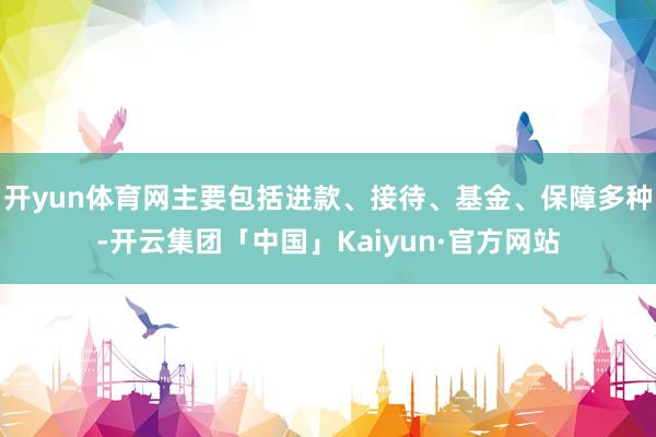 开yun体育网主要包括进款、接待、基金、保障多种-开云集团「中国」Kaiyun·官方网站