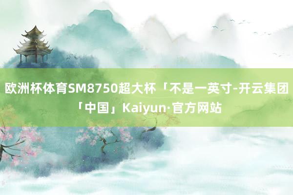 欧洲杯体育SM8750超大杯「不是一英寸-开云集团「中国」Kaiyun·官方网站